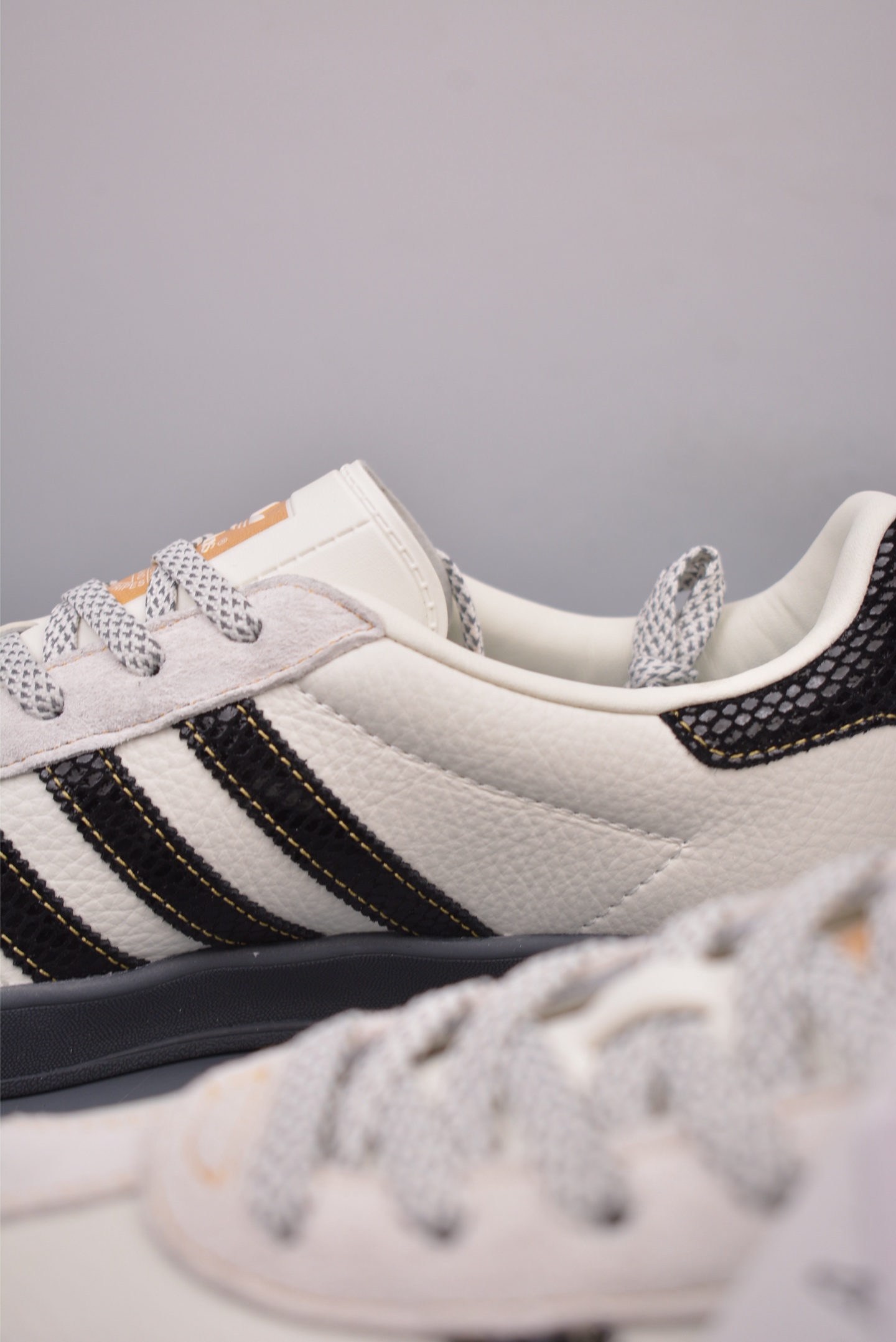 The North Face x Adidas Originals Samba OG White Black Gold Label CH6336
