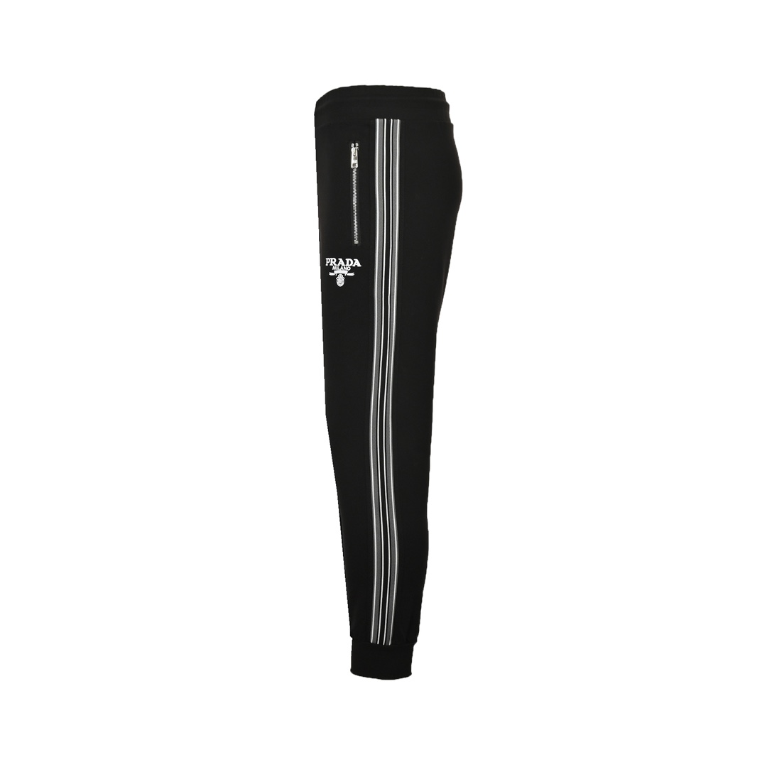 Prada 24Fw zip pocket side webbing trousers