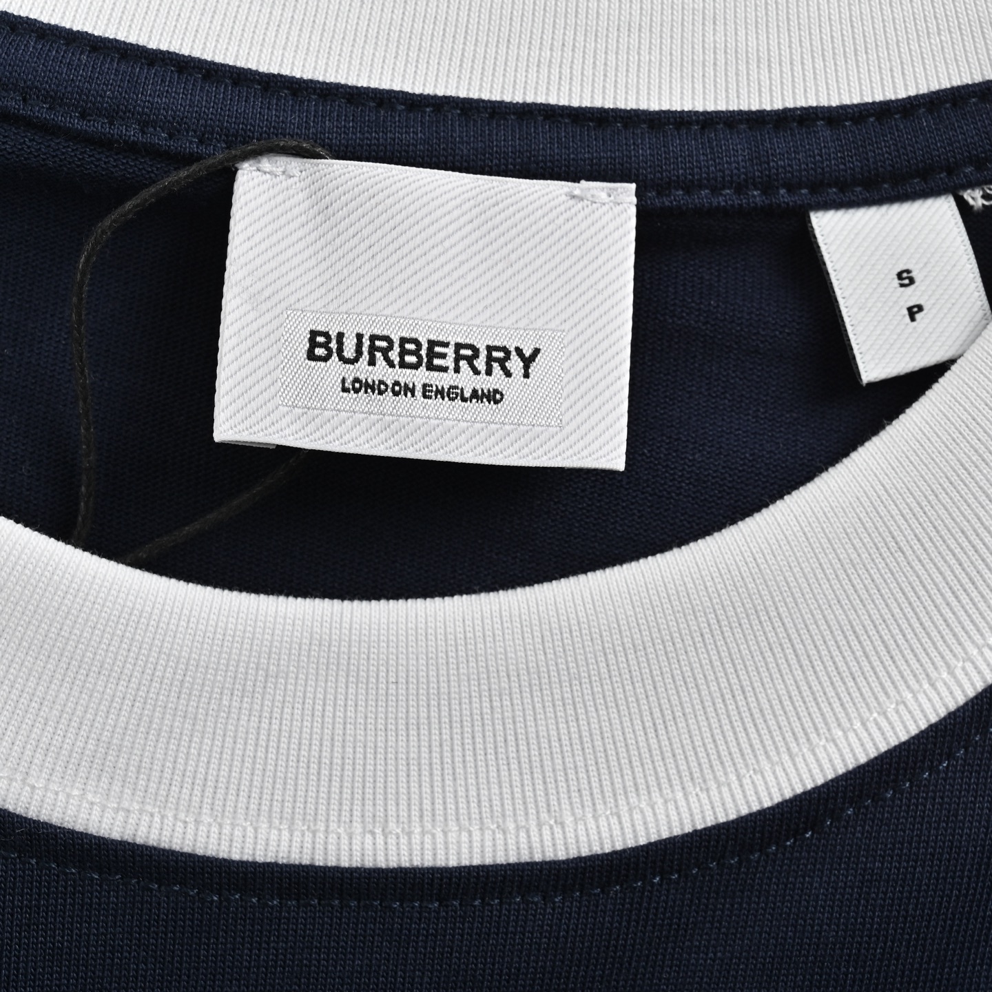 Burberry 25ss contrast collar horse print short sleeves