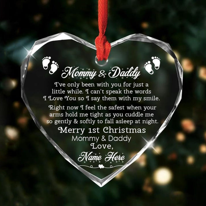 Our First Christmas as Mommy and Daddy Ornament