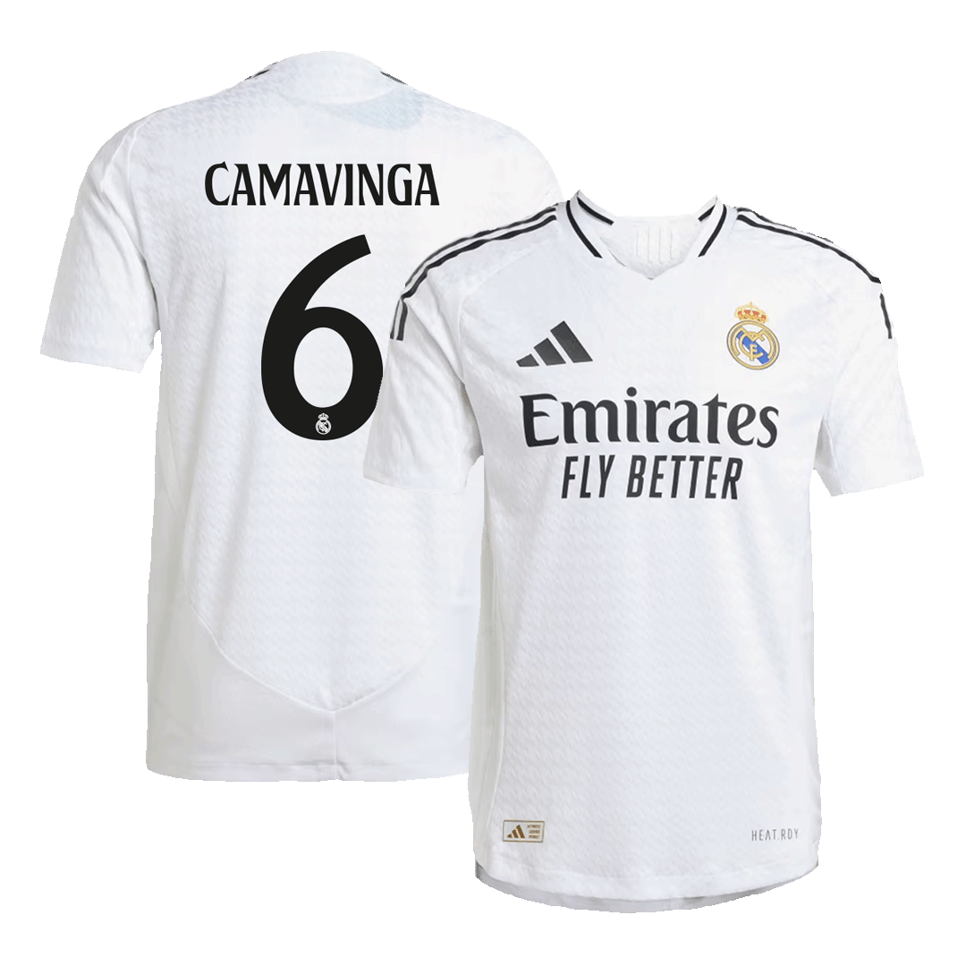 CAMAVINGA #6 Player Edition Real Madrid Football Shirt 2024/25-Slim Fit
