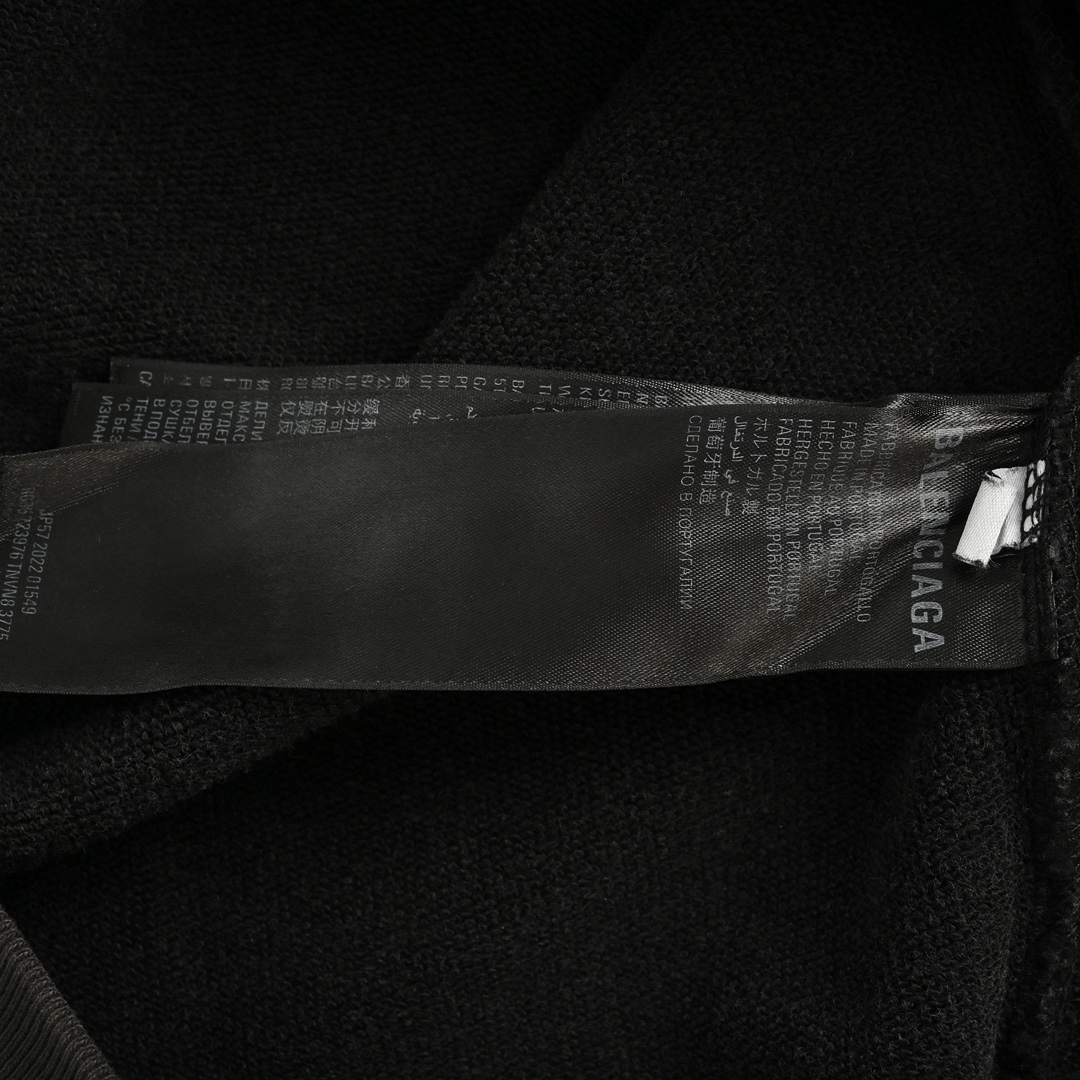 Balenciaga 24Fw Tower Print Washed Hoodie