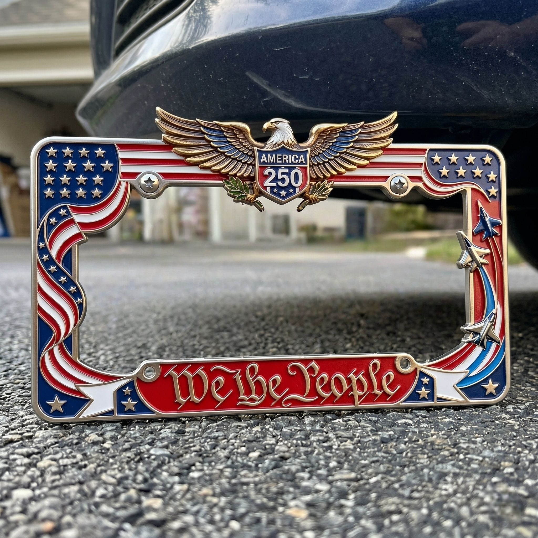 USA 250th Anniversary License Plate Frame