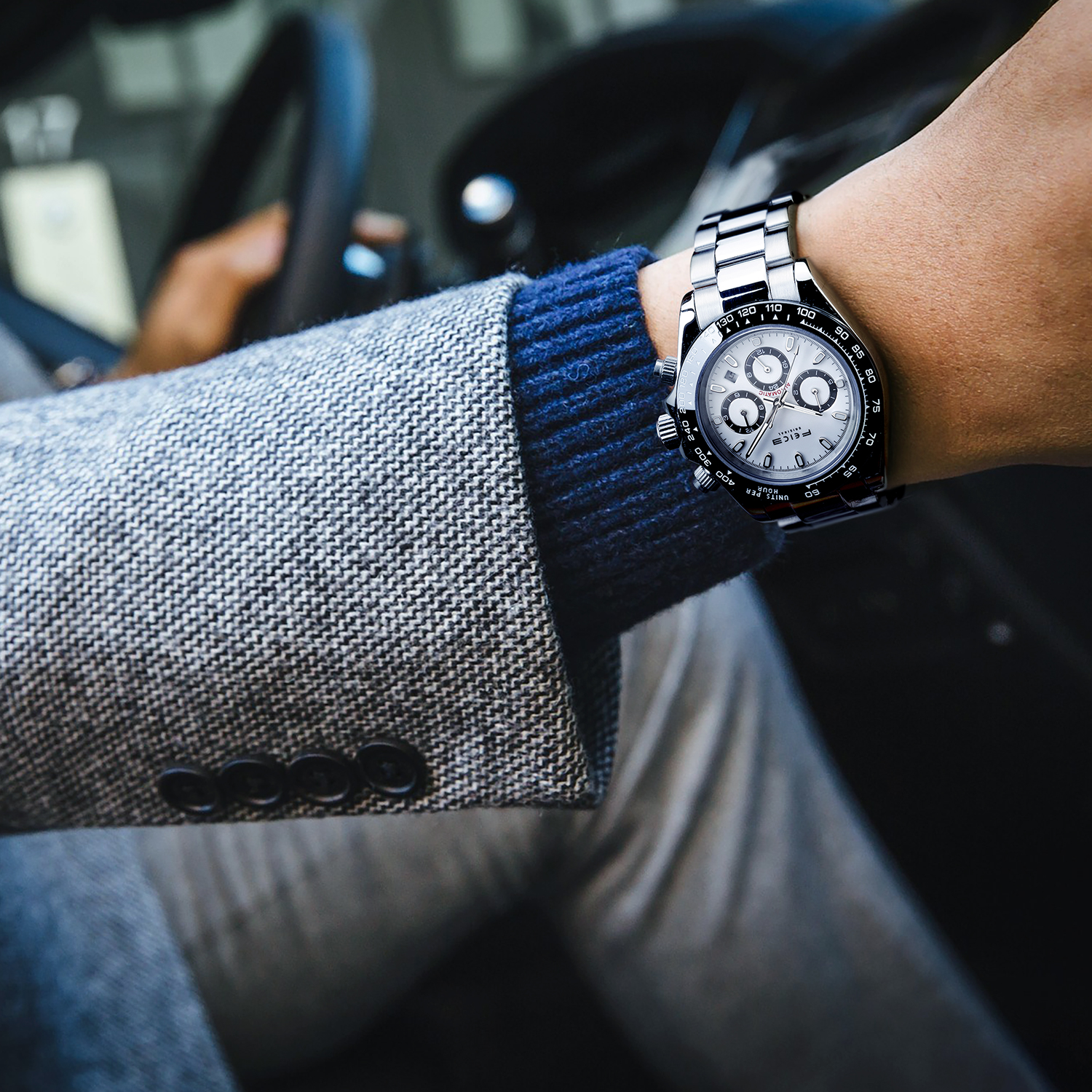 FM023 Multi Function Automatic Watch
