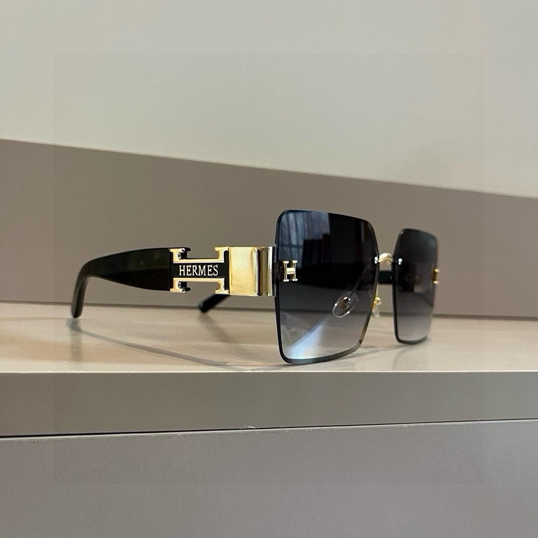 Hermes rimless sunglasses