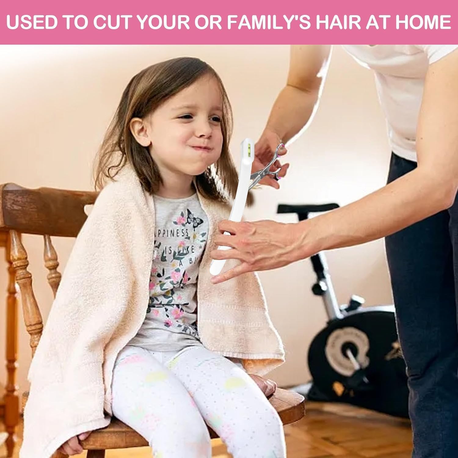 Professional Hair Styling Tools: DIY Layering and Trimming Kit with Clips