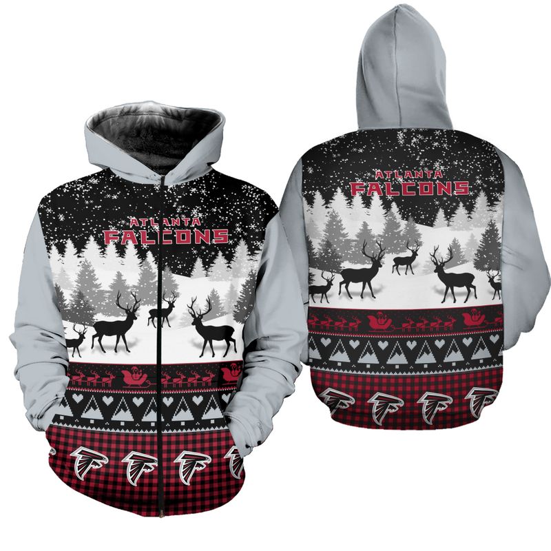 ATLANTA FALCONS HOODIE 3D GIFT FOR XMAS