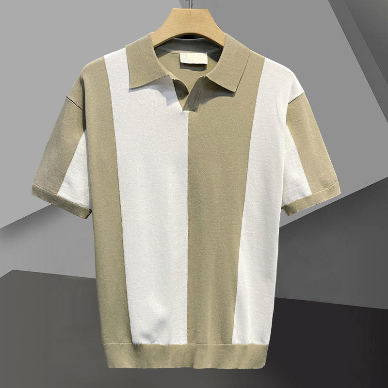 Men's Knitted Polo Shirt