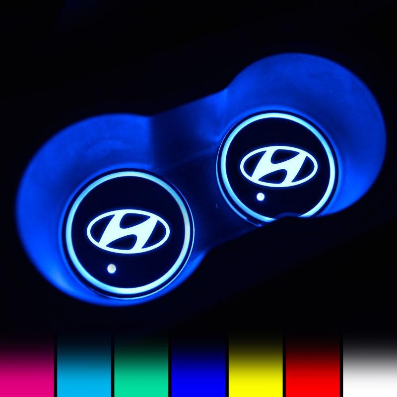 🚗Rainbow Light LED Car Coaster