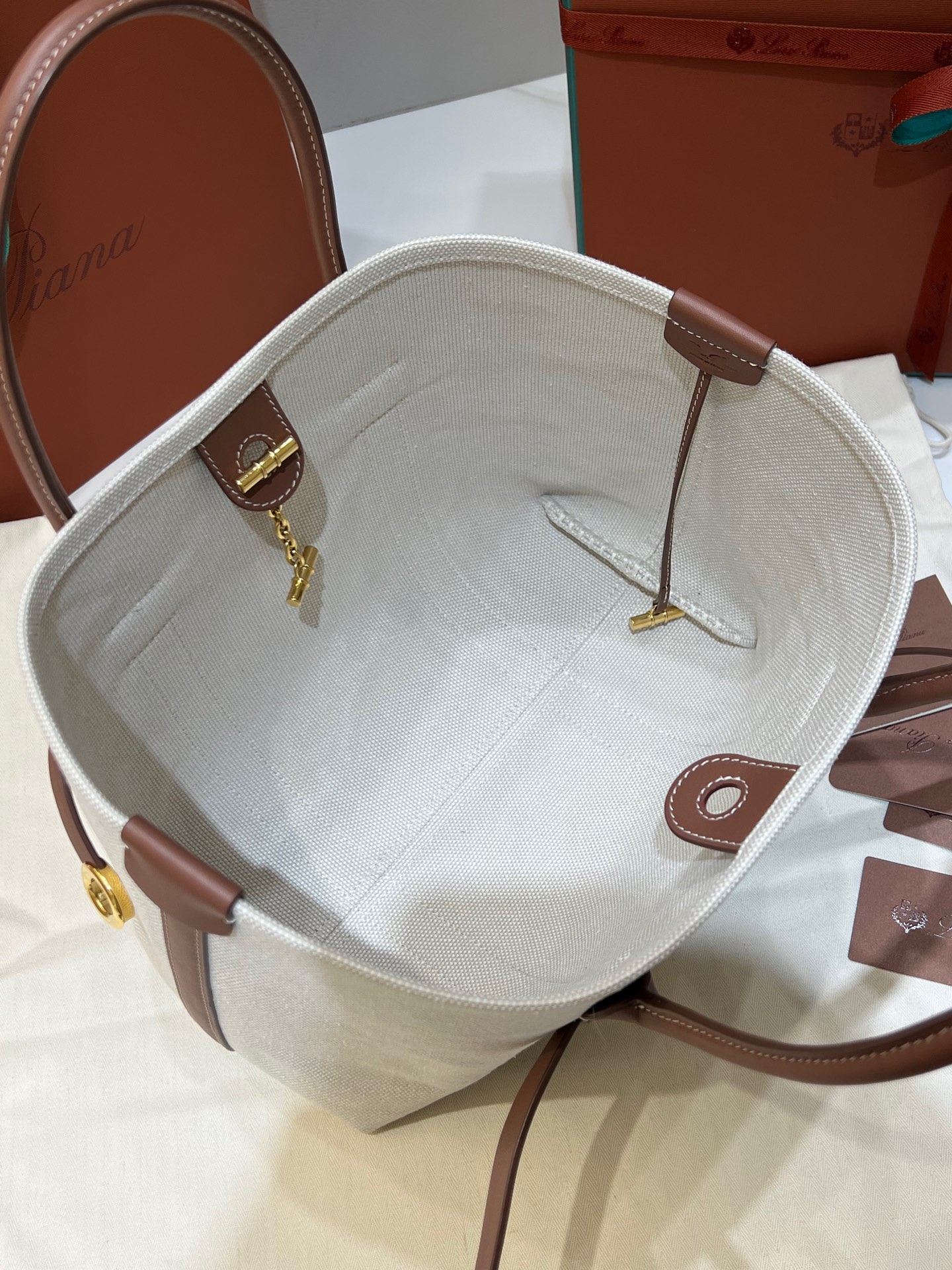 Loro Piana Ghiera Small Shopper