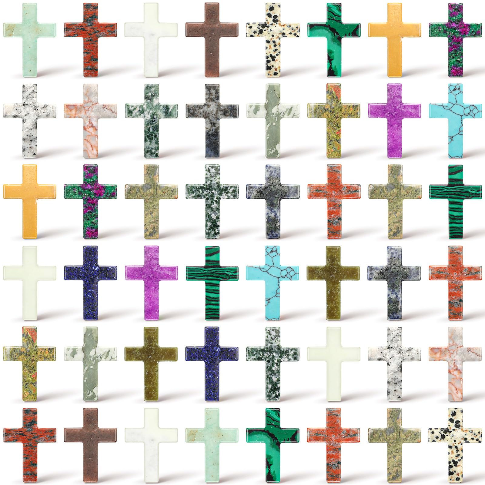 🔥FLASH SALE - 59% OFF🔥50 Pcs Cross Crystal Stone Bulks