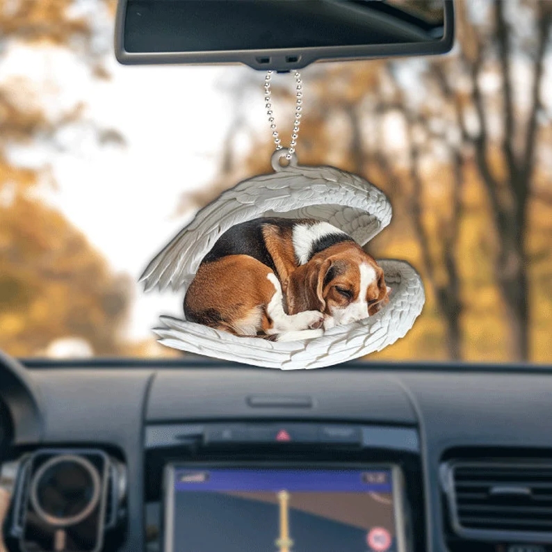 Dog Sleeping Angel Ornament | Dog Lovers Gift