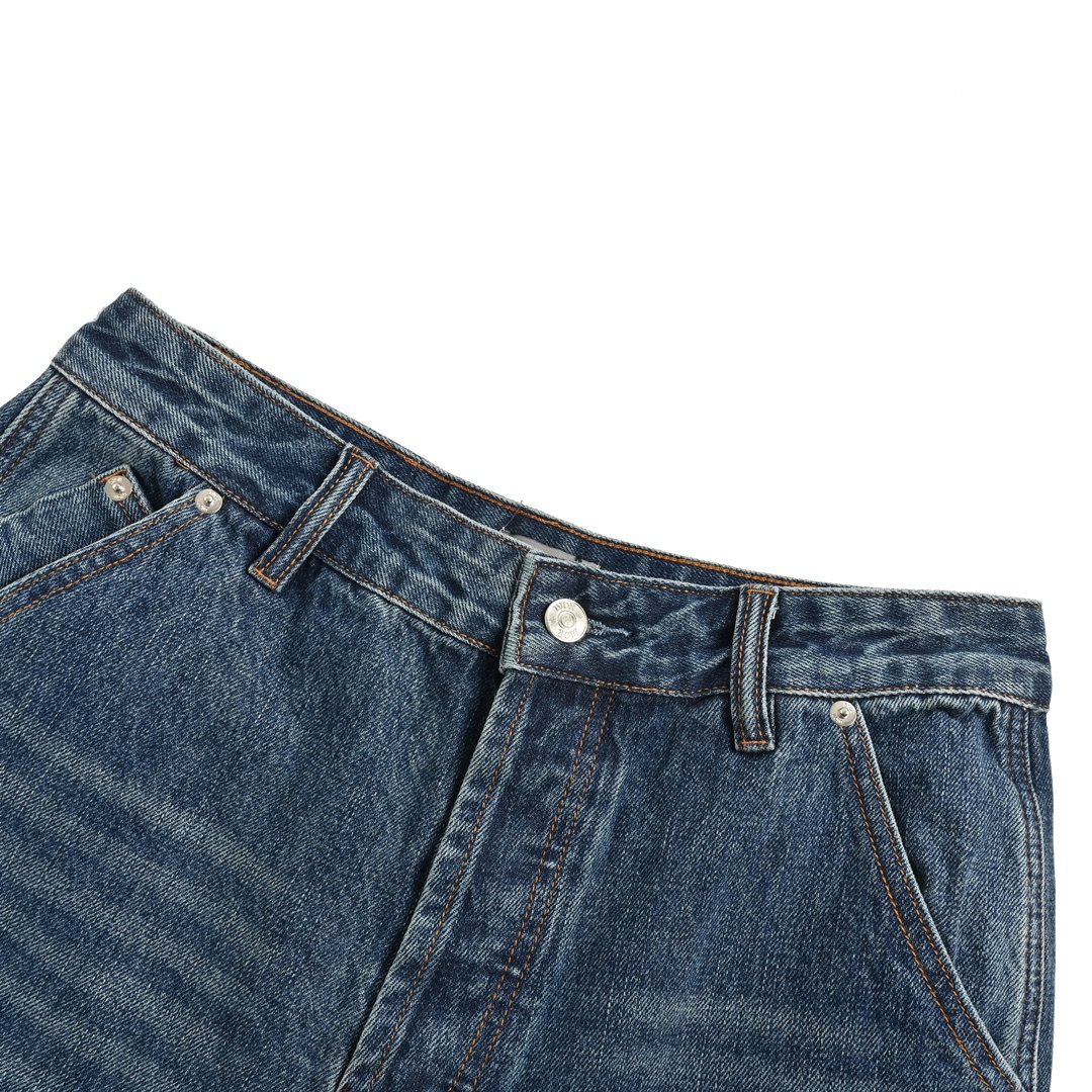 Dior 24ss signature embroidered work denim trousers