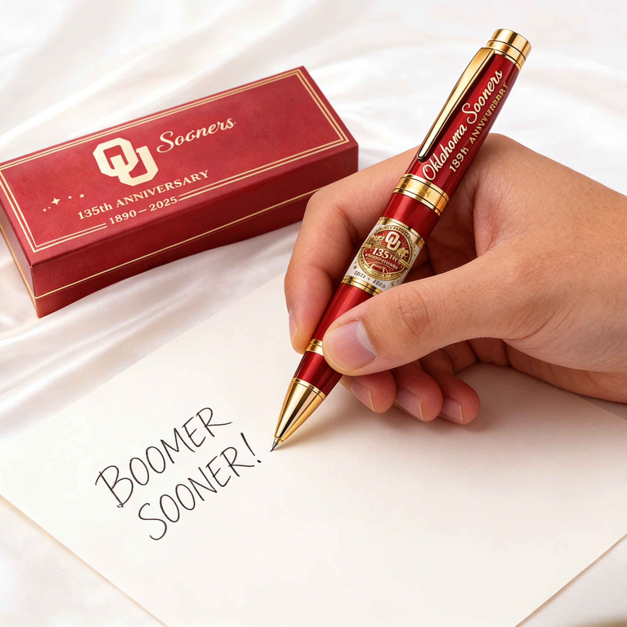 Oklahoma Sooners 135th Anniversary Commemorative Pen