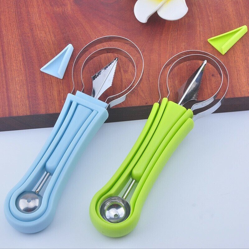 (Summer Hot Sale 50% OFF)4 in 1 Stainless Steel Fruit Tool Set-Buy3 Free Shipping