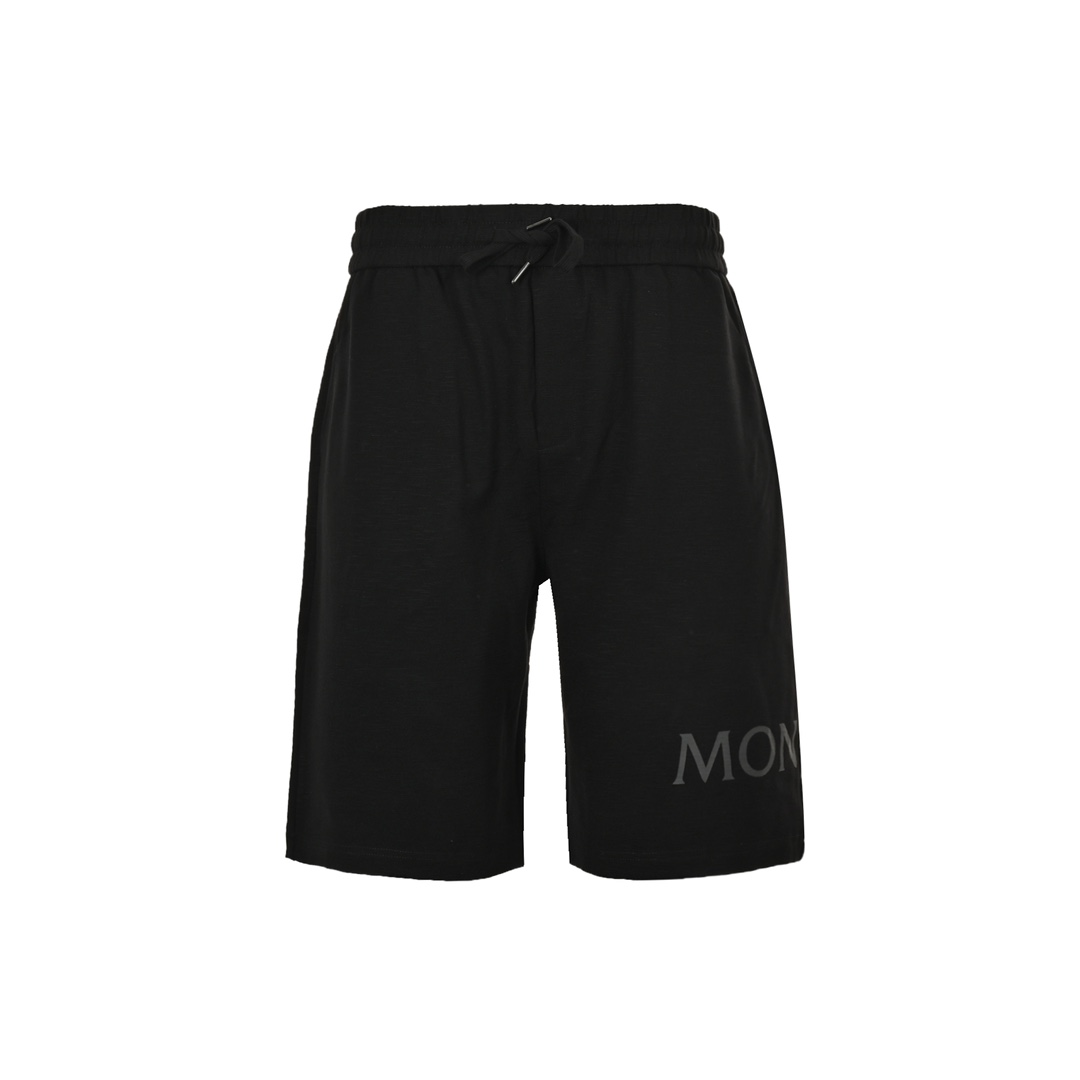 Moncler 24ss lettering print pocket logo shorts