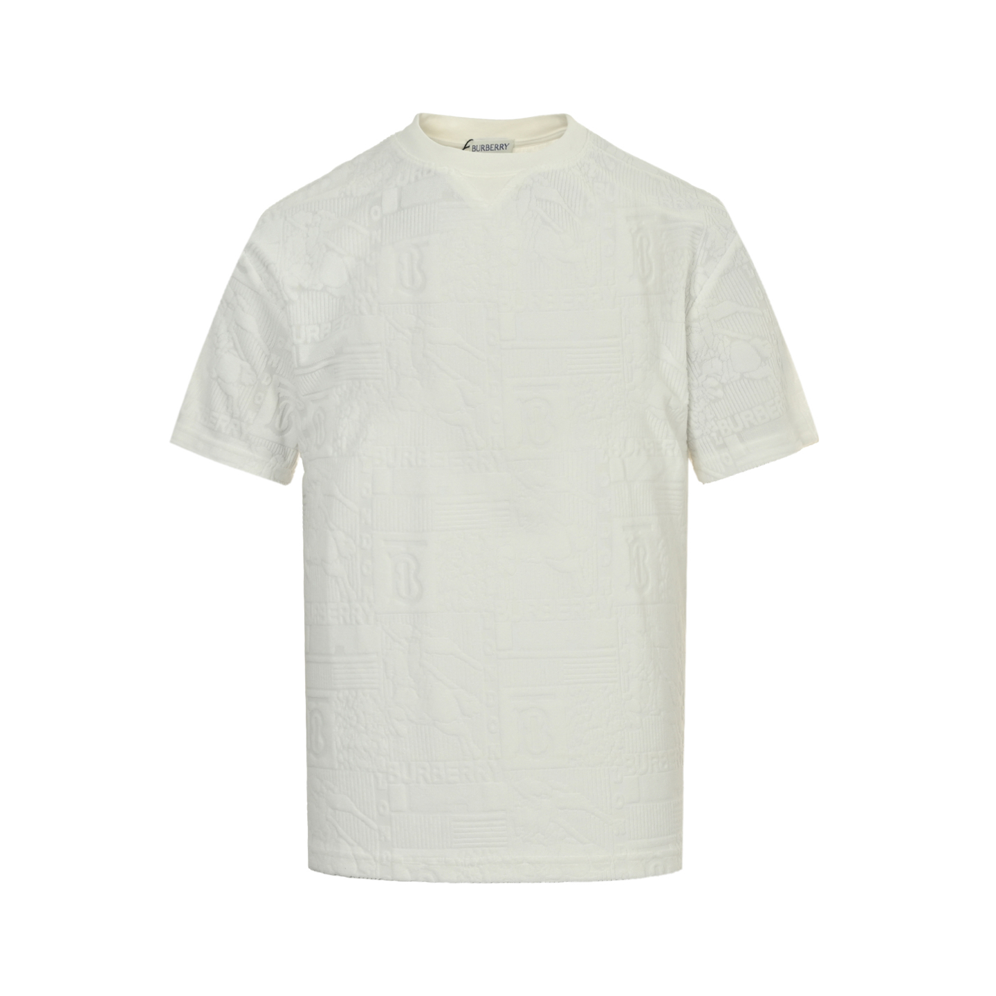 Burberry 25ss dark pattern TB warhorse towel jacquard short sleeve