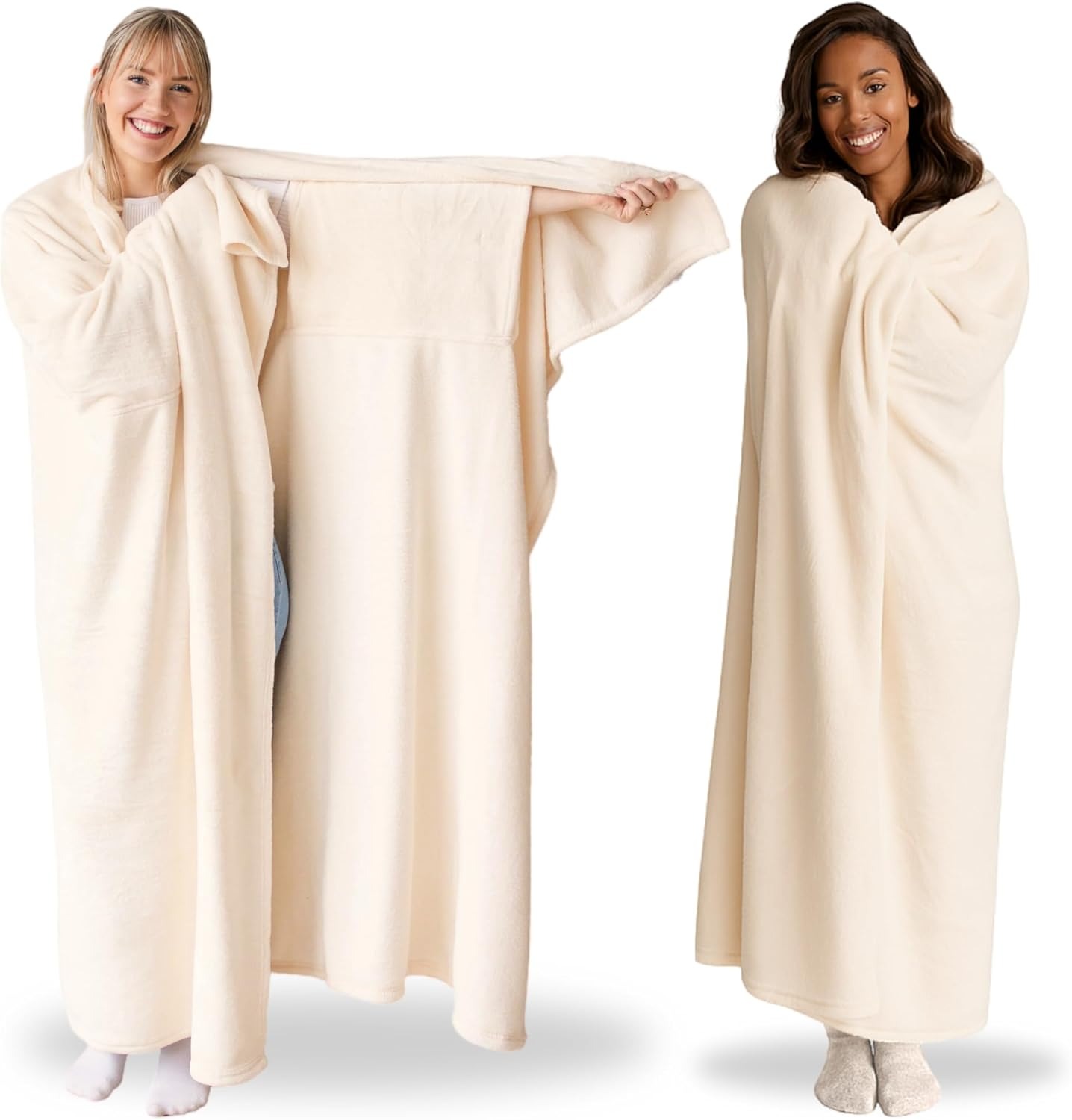 ✨Last Day 50% OFF✨Wearable Blanket with Sleeves, Top Christmas Gifts