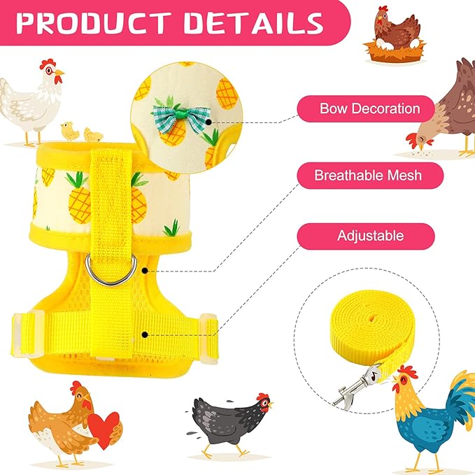 HOT SALE🔥Adjustable Chicken Harness
