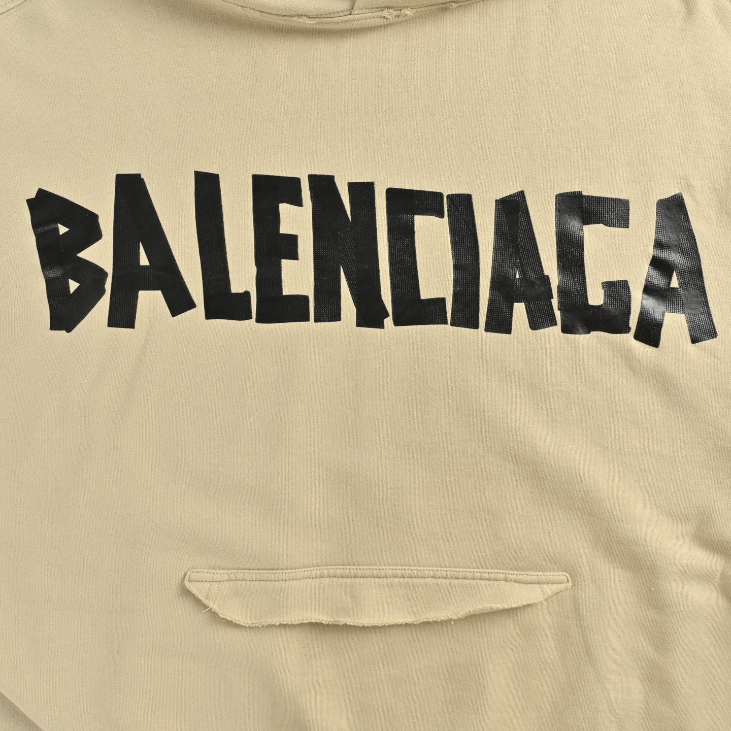 Balenciaga 25Fw Masking Tape Hoodie