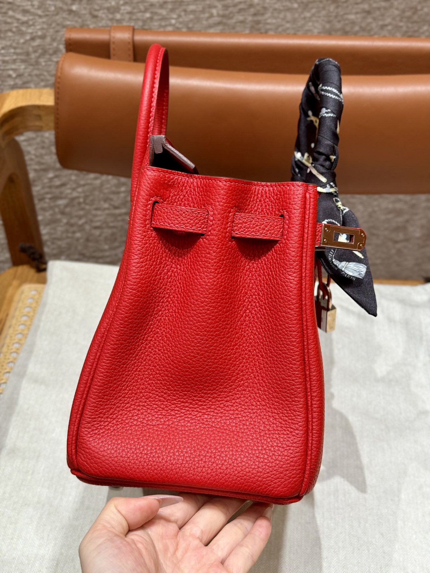 Hermès Birkin Q5Rouge casaque (handmade to order)
