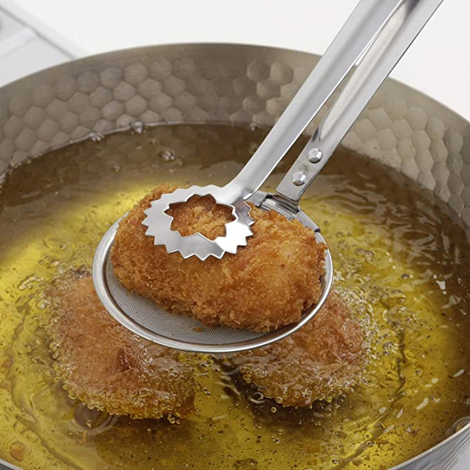 🔥Last Day Promotion - 50% OFF🔥 Kitchen Fried Mesh Clip - Buy 2 Get 1 Free