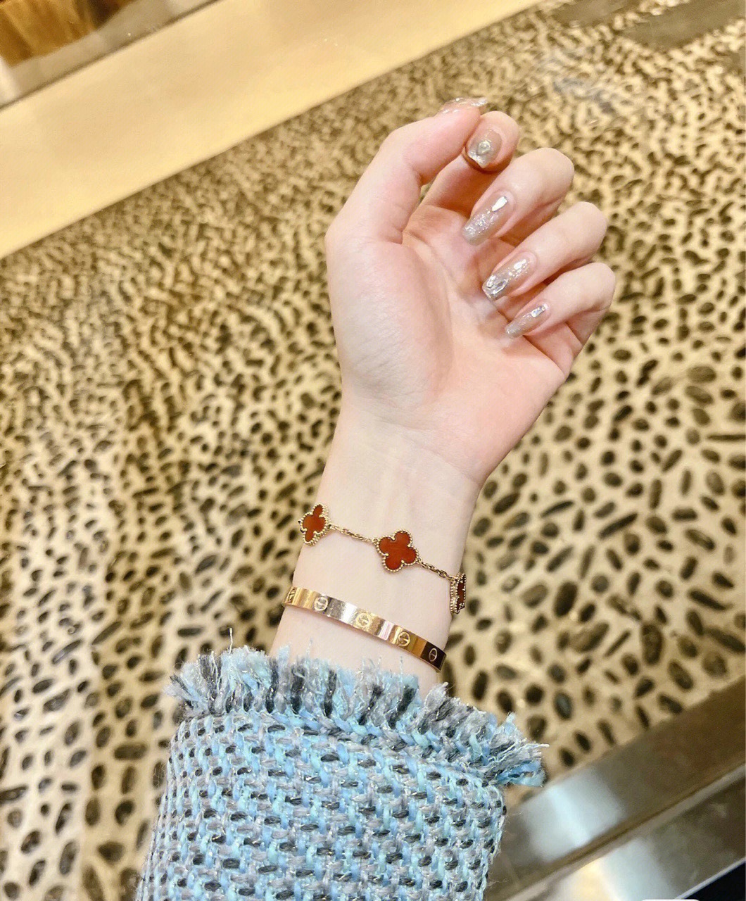 Cartier wide diamond-free bracelet