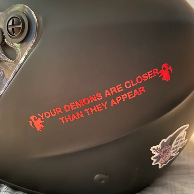 Your Demons Are Closer Than They Appear Vinyl Sticker