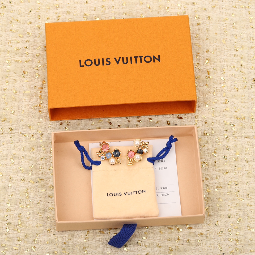 Louis Vuitton Flower Earrings