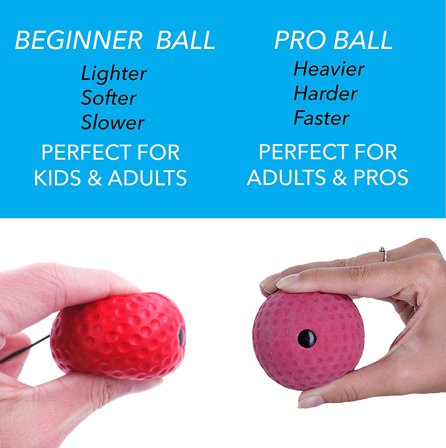 Boxing Reflex Ball Headband