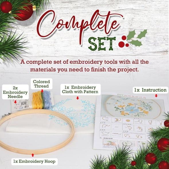 (🔥HOT SALE NOW-48% OFF)Christmas Embroidery Set