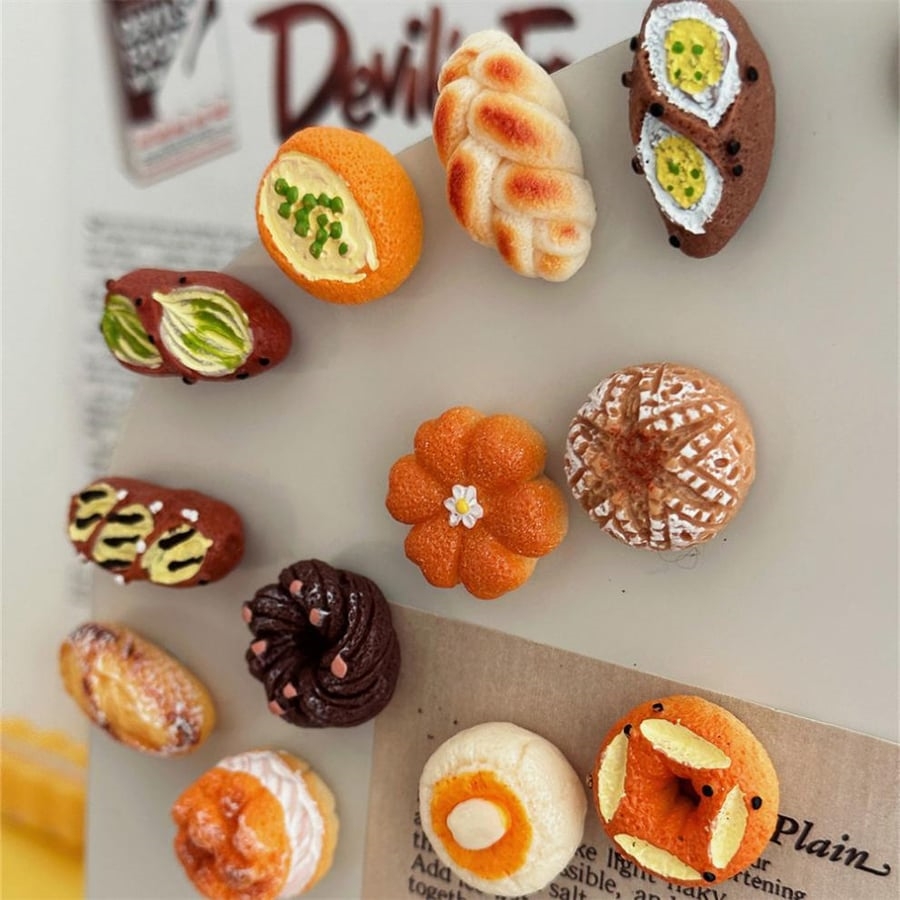 🥐🥨Resin French Macaron Magnets