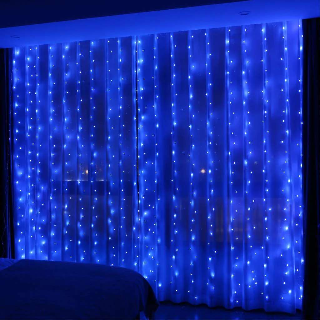 🎄Early Christmas Sale🔥Fairy String Hanging  Curtain Lights with Remote