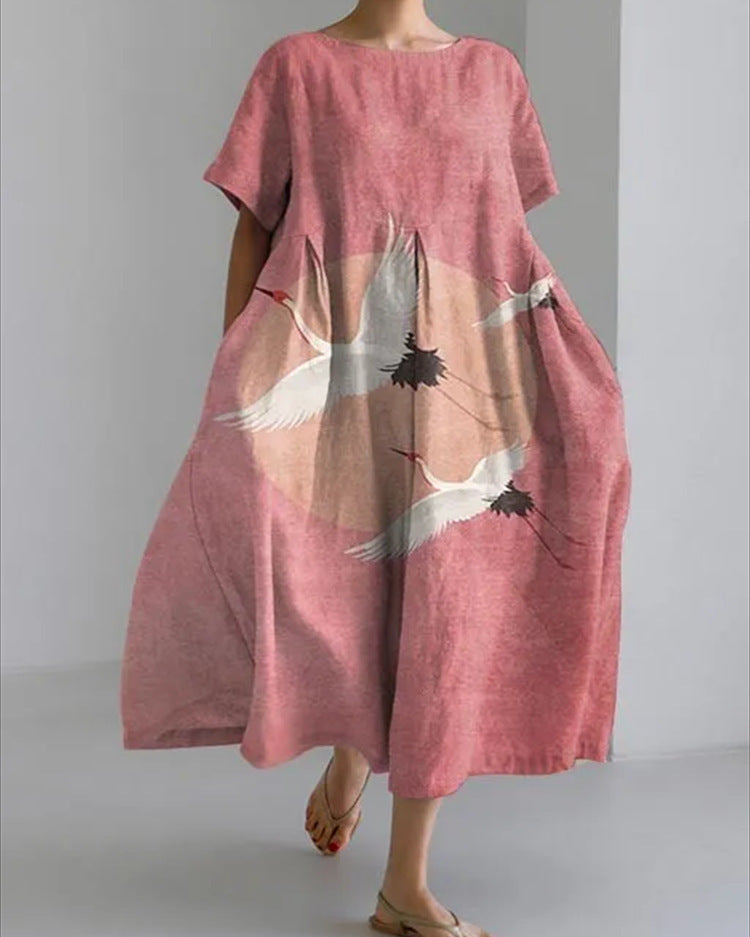 Women's Stand-Alone Short-Sleeve Dress