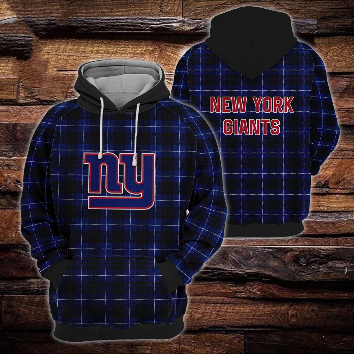 NEW YORK GIANTS 3D HOODIE SKULL110