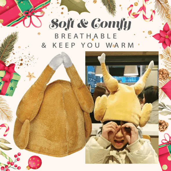 (🔥HOT SALE NOW-48% OFF)Christmas Dancing Turkey Hat (BUY 2 GET 1 FREE NOW & FREE SHIPPING )
