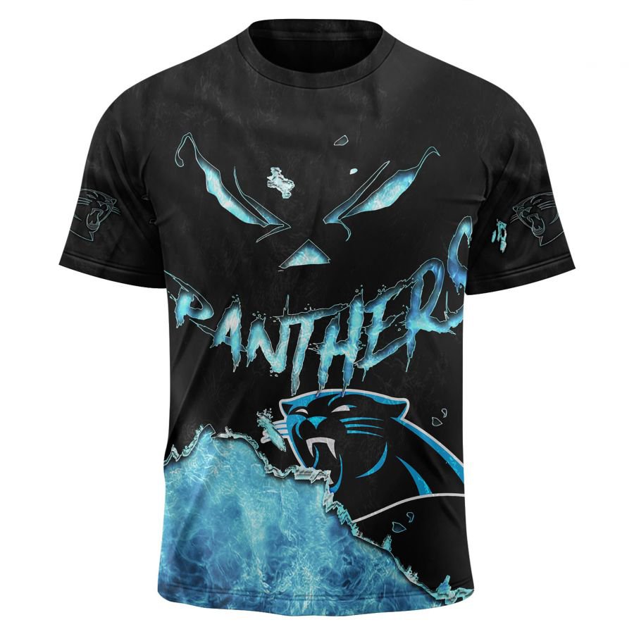 CAROLINA PANTHERS 3D HOODIE HALLOWEEN001