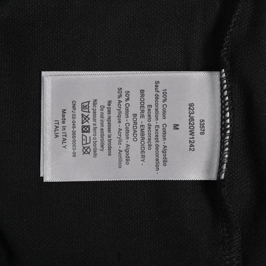 Dior 22ss embroidered bee Polo short sleeve