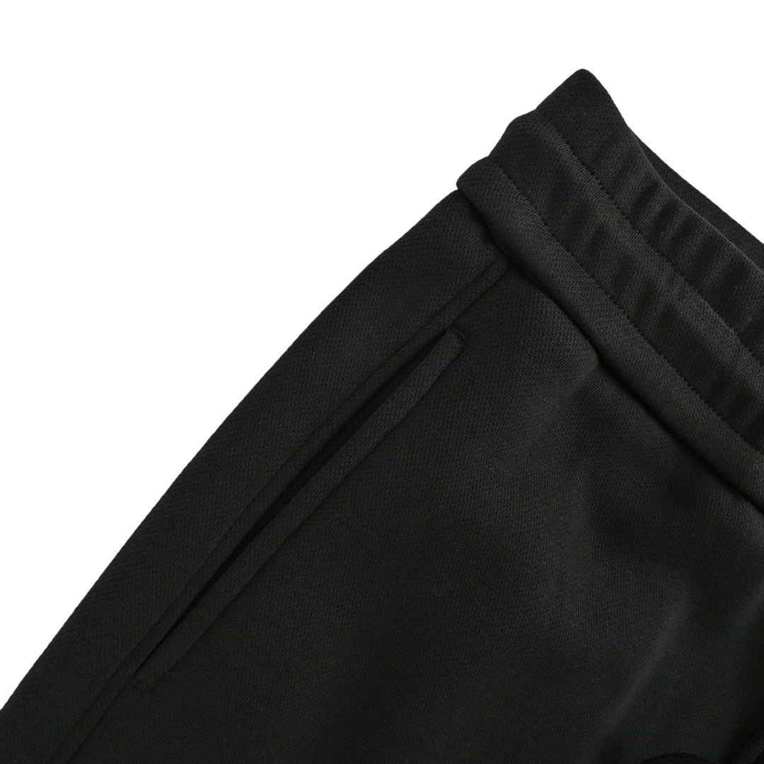 Louis Vuitton 24Fw 3D colorblock embroidered logo velvet trousers