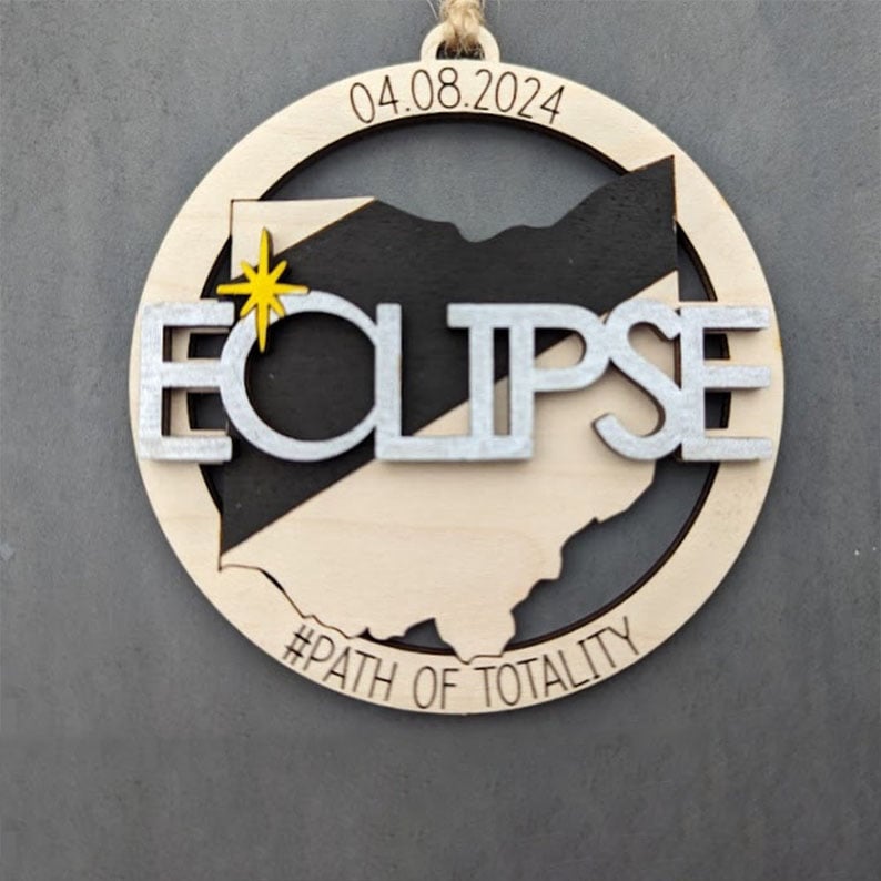 Solar Eclipse 2024 Ornament