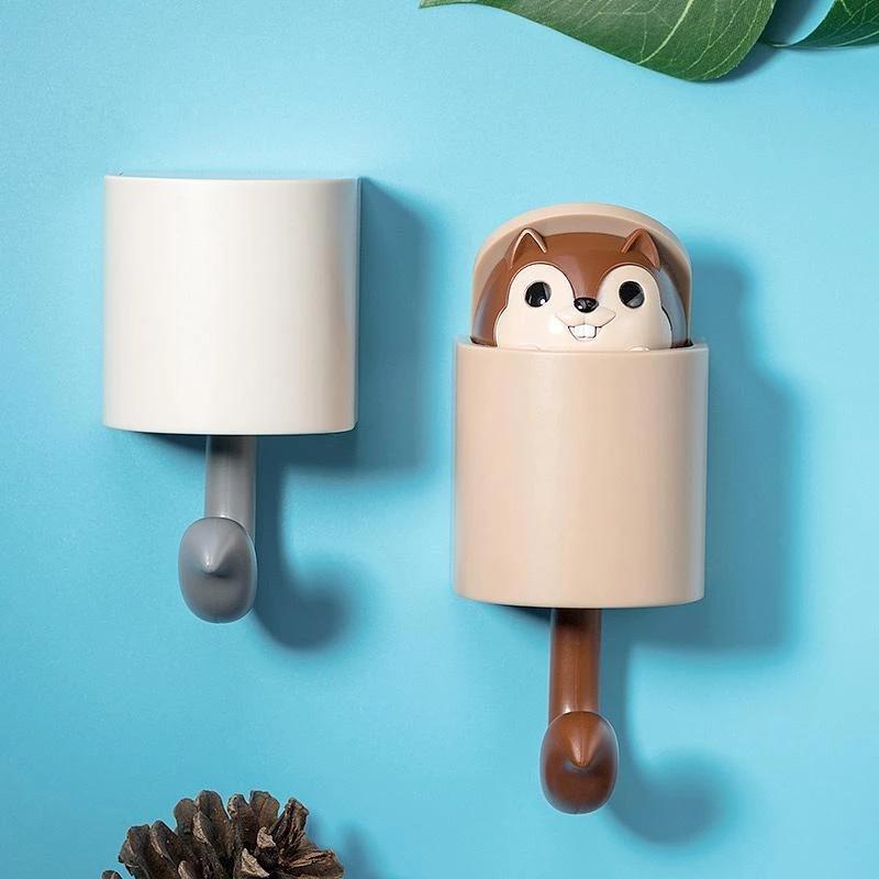 Cute Creative Squirrel Hook
