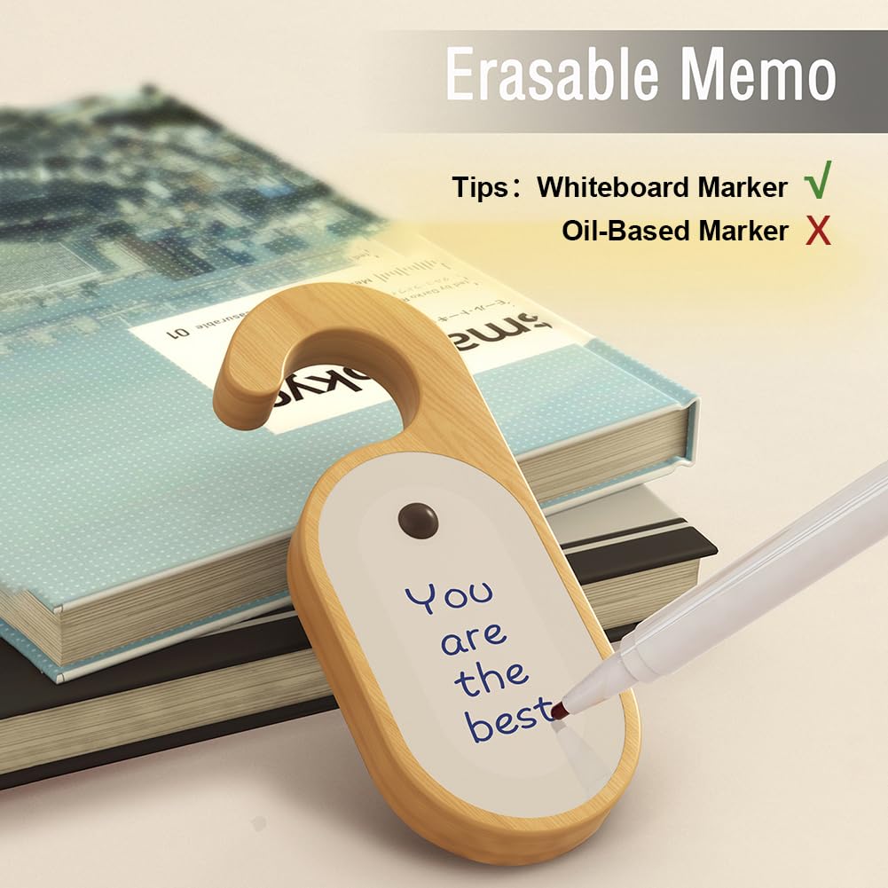 🔥Last Day 49% OFF🔥Wooden Message Memo Motion Sensor Night Light