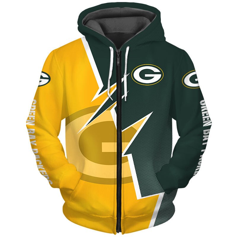 GREEN BAY PACKERS 3D HOODIE GGBBPP008