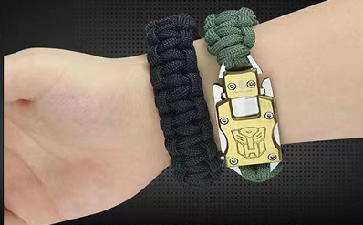 Outdoor Survival Paracord Bracelet Knife