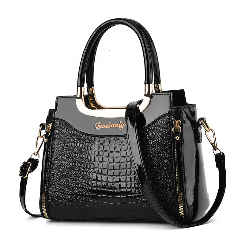👜👜Women's crocodile print crossbody handbag