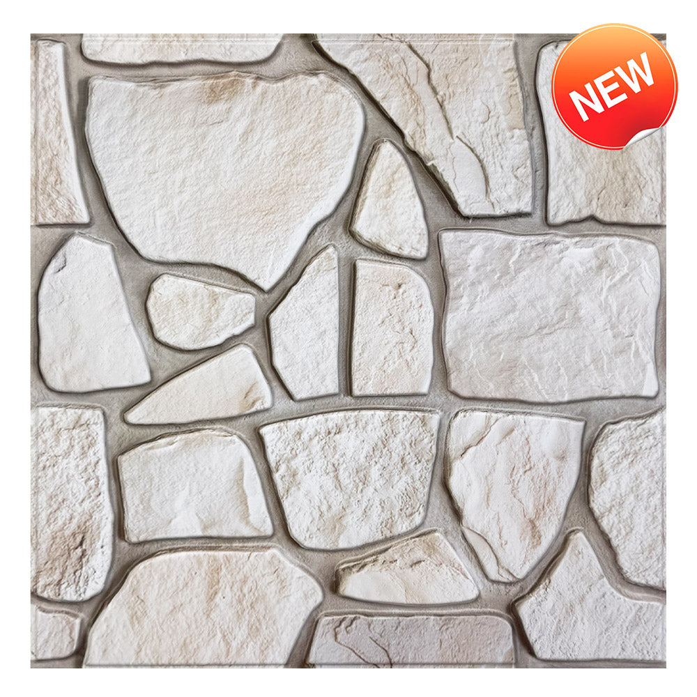 3D Sierra Sand Limestone Peel and Stick Wall Tile
