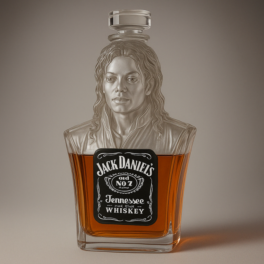 Michael Jackson Whiskey Bottle