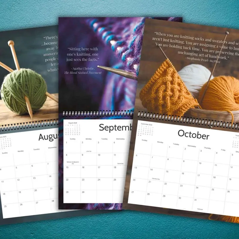Knitting Calendar 2025