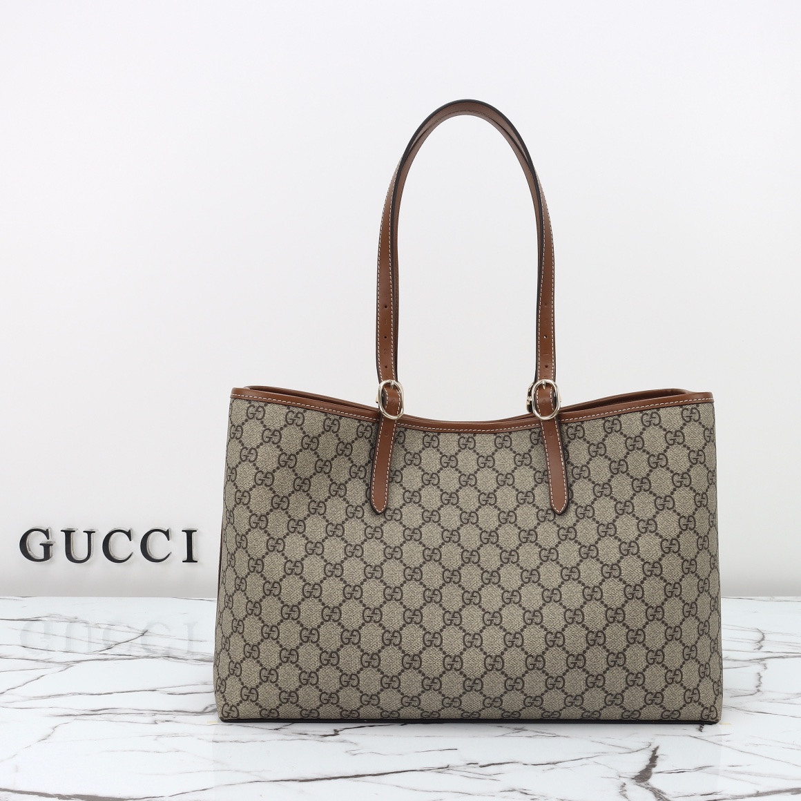 Gucci GG Emblem large tote bag ‎ ‎815213 FAD6L 9758