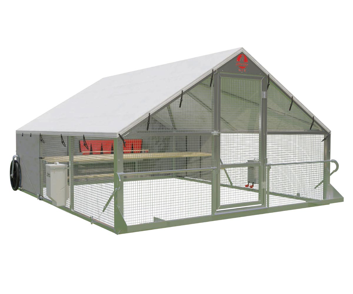 PRODUCERS PRIDE GALVANIZED METAL CHICKEN COOP